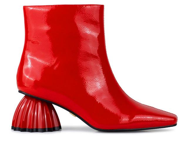 Women's Ninety Union Napoli Booties in Red color