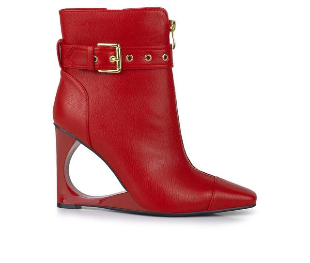 Women's Ninety Union Skylight Booties in Red color