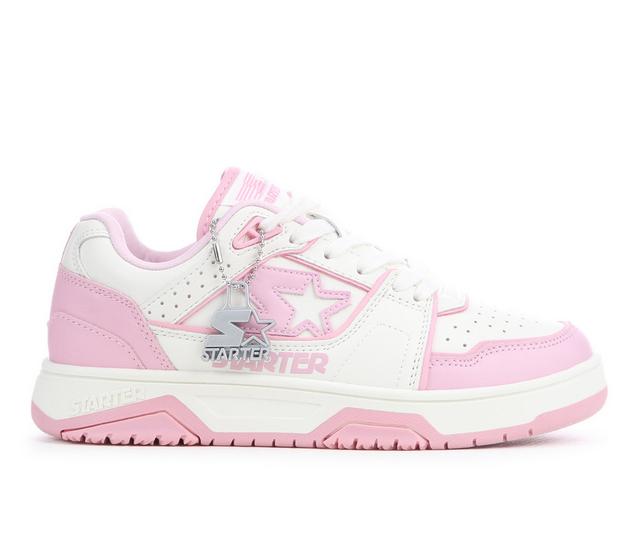 Women's Starter Fast Break Low Women Sneakers in White/Rose color