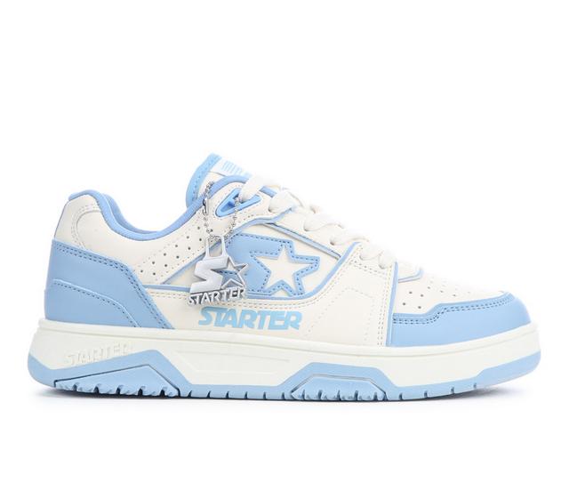 Women's Starter Fast Break Low Women Sneakers in Whte/Pwder Blue color