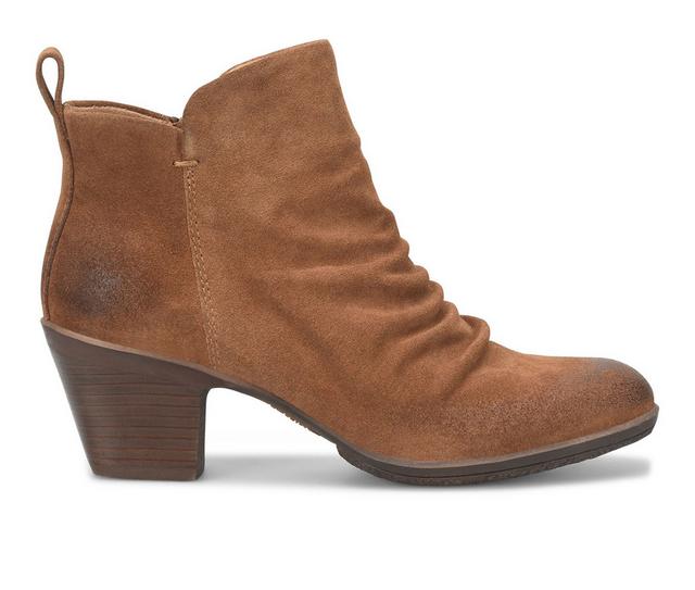 Women's Comfortiva Brandy Booties in Havana Brown color