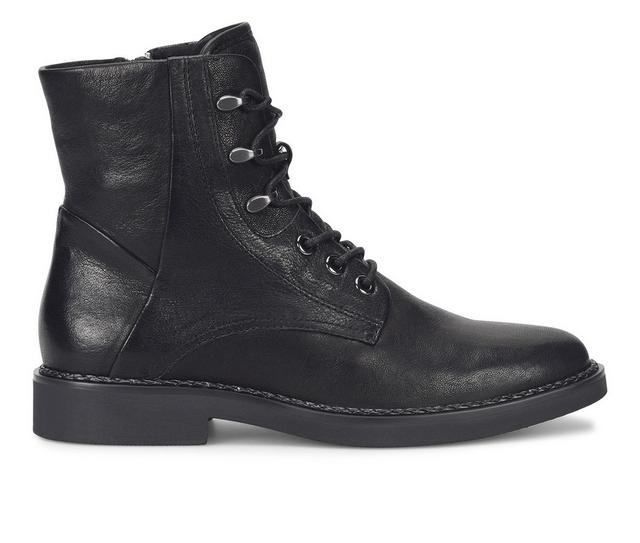 Women's Comfortiva Elsberry Combat Boots in Black color