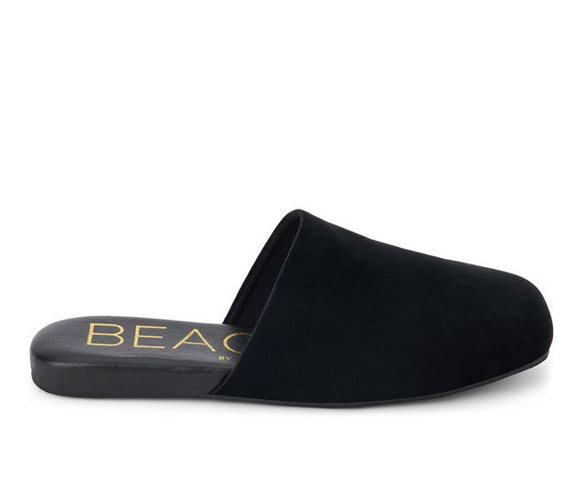 Women's Beach by Matisse Women's Pallenburg Slippers in Black Velvet color