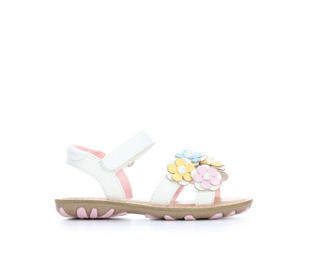 Girls' Self Esteem Toddler Daisy Sandals in White Multi color