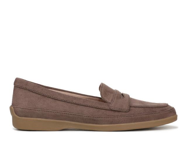 Women's LifeStride Malta Loafers in Mocha Brown color