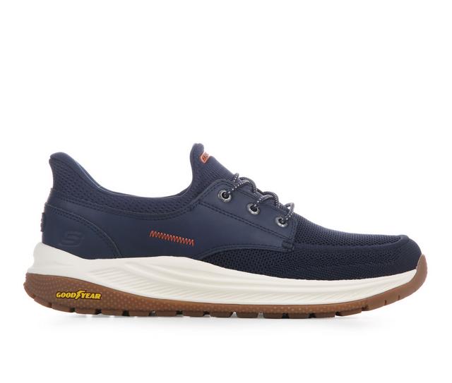 Men's Skechers 205467 Alden Slip-In Boat Shoes in Navy color