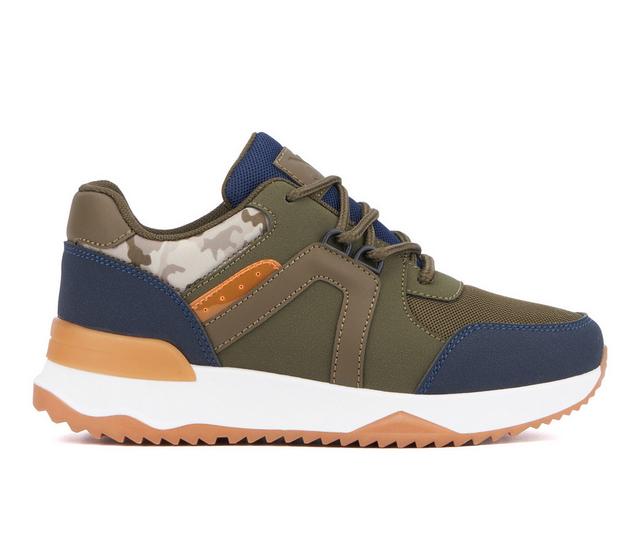 Boys' Xray Footwear Little Kid Clay Sneakers in Army Green color