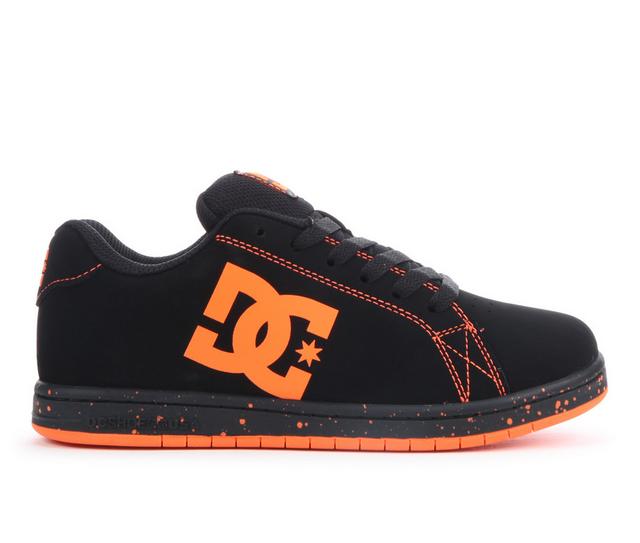 Boys' DC Little Kid & Big Kid Gaveler Sneakers in Black/Black/Org color
