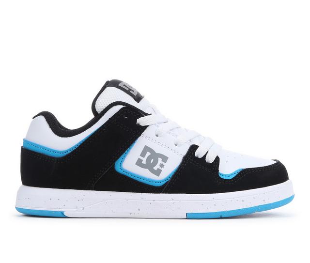 Kids' DC Little Kid & Big Kid Cure Sneakers in Wht/Blk/Blue color