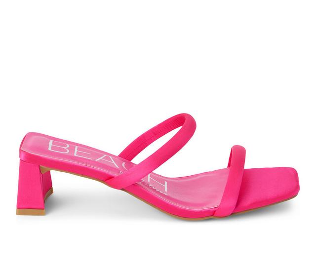 Women's Beach by Matisse Jerry Dress Sandals in Hot Pink color