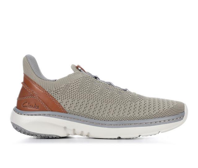 Men's Clarks Pro Low Casual Sneakers in Khaki Combo color