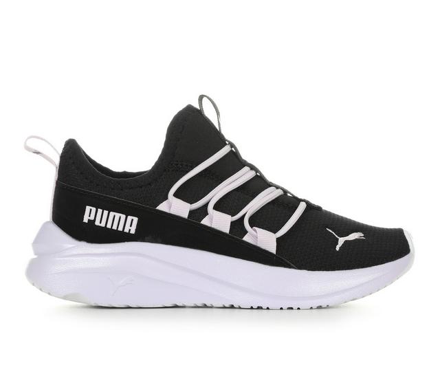 Girls' Puma Little Kid Softride One4All Running Shoes in Black/Pink color