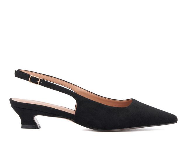 Women's Torgeis Bernadette Slingback Pumps in Black color