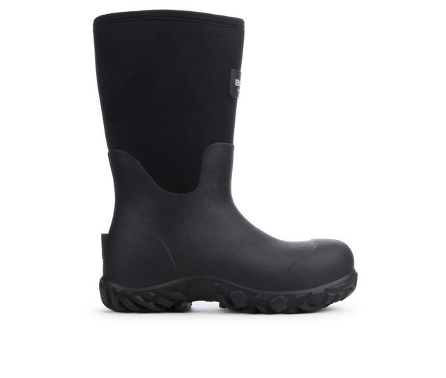 Men's Bogs Footwear Workman Composite Toe 15" Work Boots in Black color