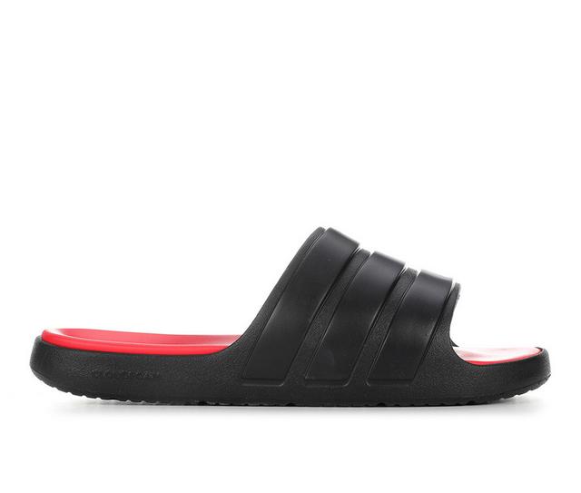 Men's Adidas Znsory Slide Sport Slides in C Blk/Red/C Blk color