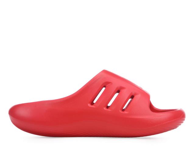Men's Adidas Adifom Infinity Sport Slides in Red/Red color
