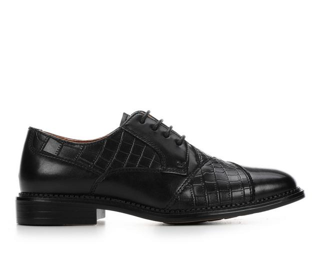 Boys' Felipe Stefano Little Kid & Big Kid Cass Oxford Dress Shoes in Black color