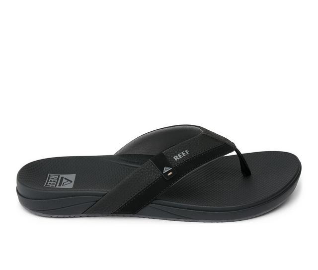 Men's Reef Cushion Spring 2.0 Flip-Flops in Black/Grey color