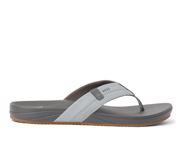 Men's Reef Cushion Spring 2.0 Flip-Flops in Grey/Dark Grey color