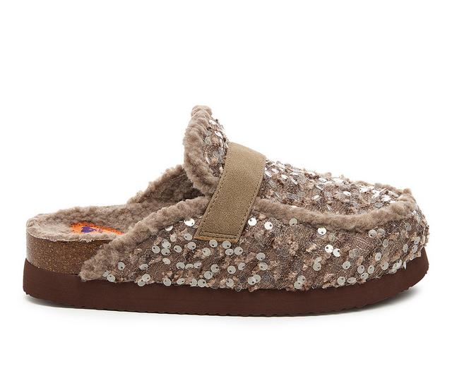 Women's Rocket Dog Arctic Clogs in Brown color