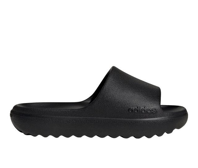 Kids' Adidas Big Kid Adilette Lumia Sport Slides in Black color