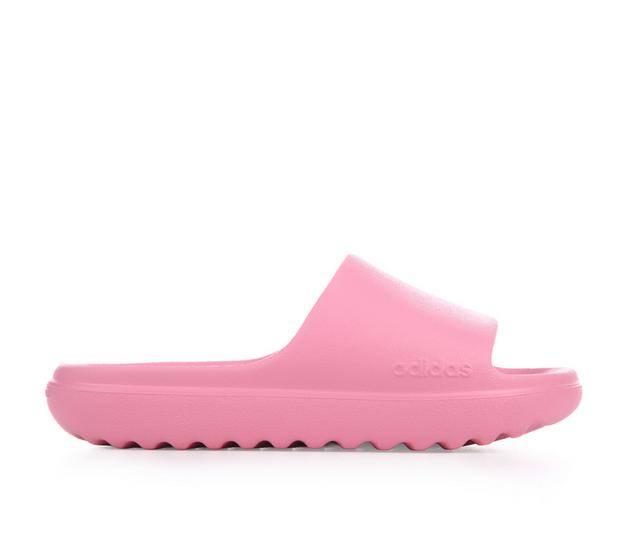 Kids' Adidas Big Kid Adilette Lumia Sport Slides in Bliss Pink color