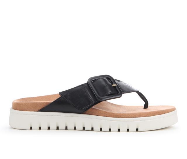 Women's Vionic Uptown Marin Flip-Flops in Black color