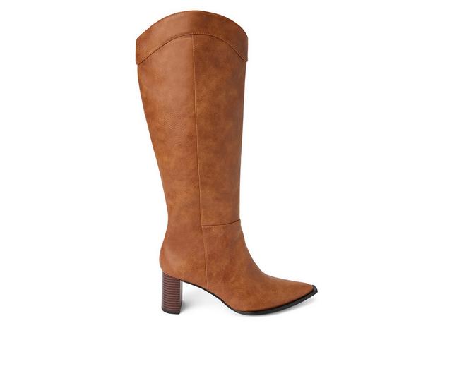 Women's Coconuts by Matisse Bonnye Knee High Boots in Cognac color