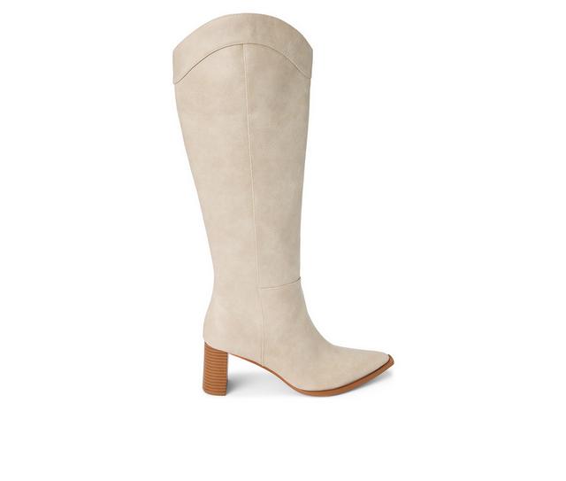 Women's Coconuts by Matisse Bonnye Knee High Boots in Ivory color