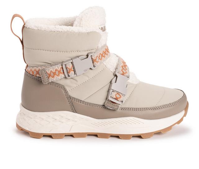 Women's MUK LUKS Wren Winter Boots in Driftwood color