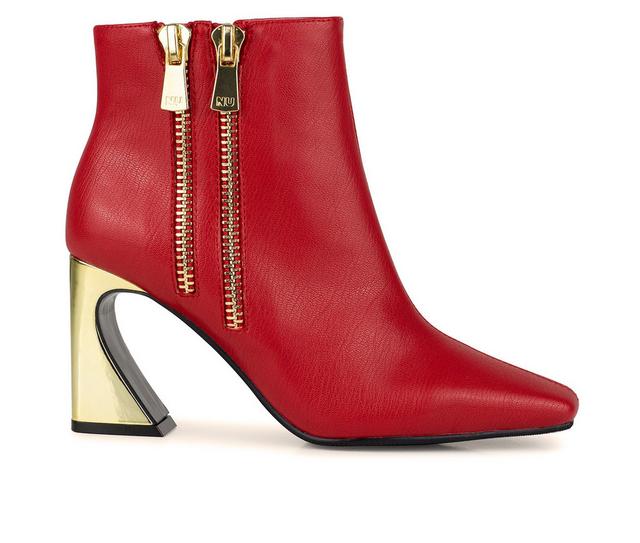 Women's Ninety Union Lush Booties in Red color