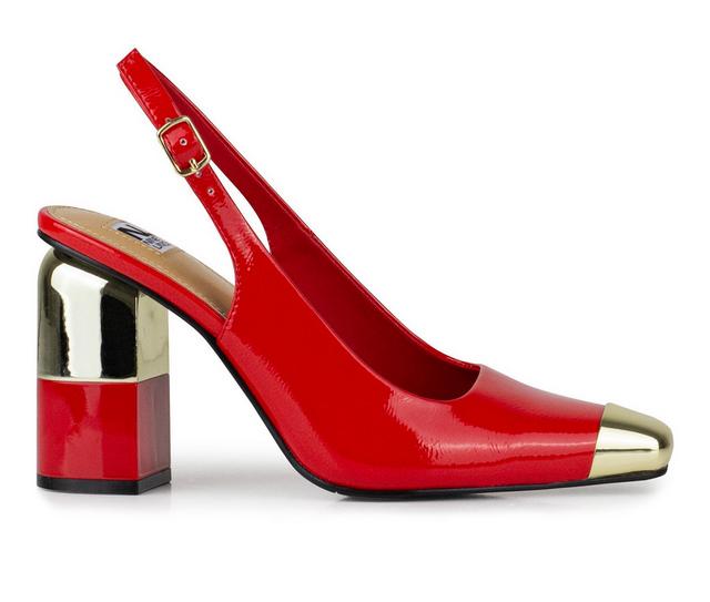 Women's Ninety Union Nova Slingback Pumps in Red color