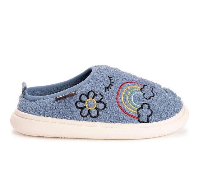 MUK LUKS Women's Luan Clog Slippers in Blue Icon color