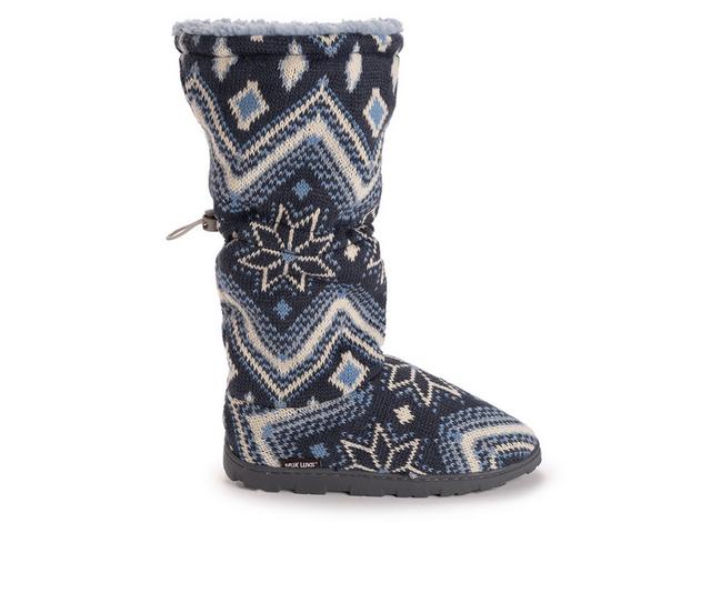 MUK LUKS Tabbi Toggle Slipper Boots in Twilight color