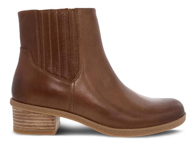 Women's Dansko Daise Waterproof Booties in Tan color