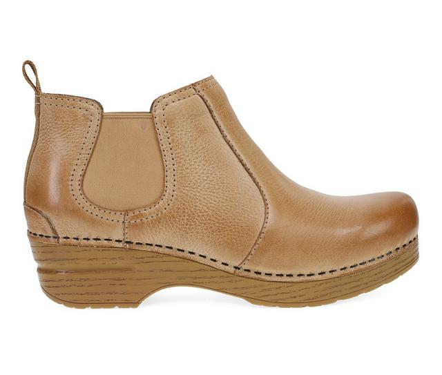 Women's Dansko Frankie Chelsea Booties in Honey color