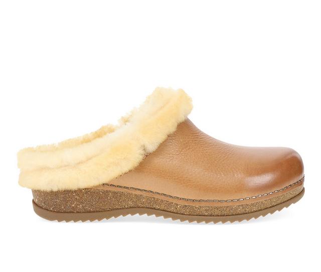 Women's Dansko Magda Winter Clogs in Tan color