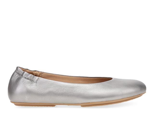 Women's Dansko Mollie Flats in Pewter Metallic color