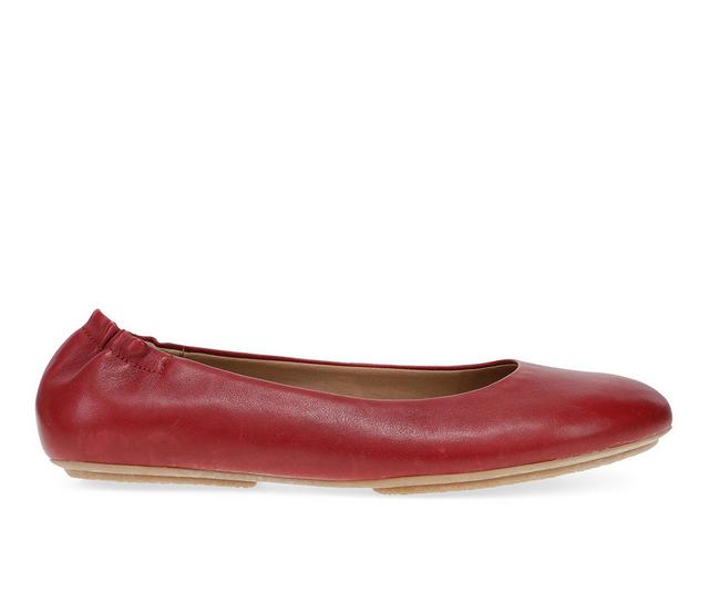 Women's Dansko Mollie Flats in Red color