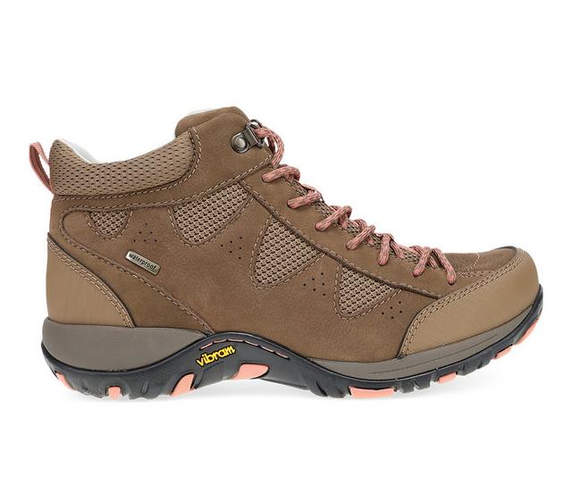 Women's Dansko Perrin Waterproof Hiking Boots in Morel color