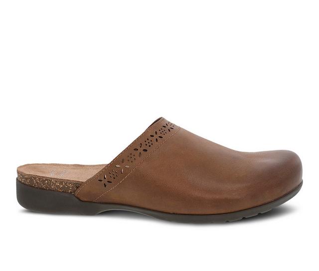 Women's Dansko Robbie Mules in Tan color