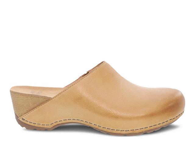 Women's Dansko Talulah Mules in Tan color