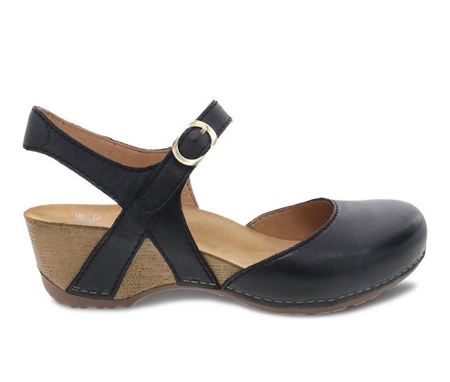 Women's Dansko Tiffani Wedges in Black color