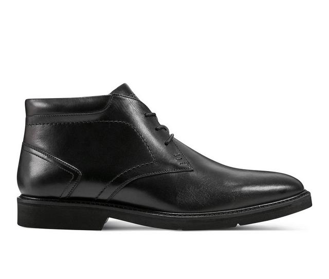 Men's Rockport Flynn Dress Boots in Black color