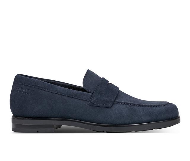 Men's Rockport Sutton Dress Loafers in Dark blue color