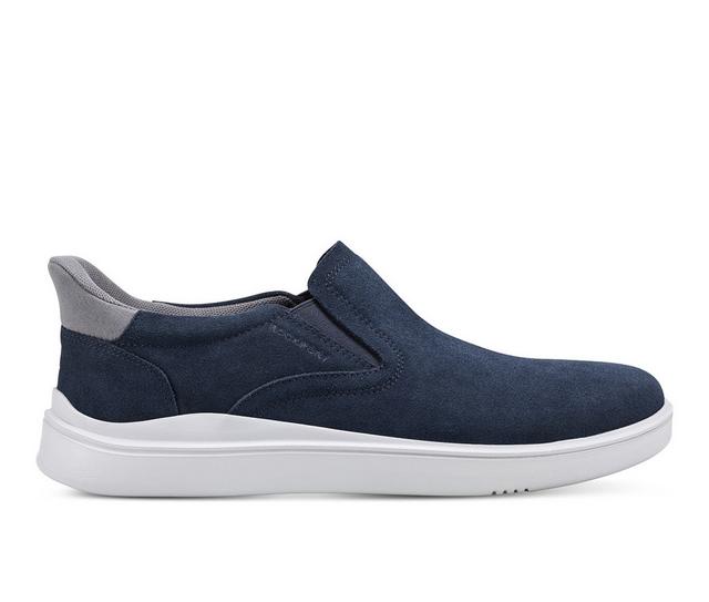 Men's Rockport Tristens Casual Slip On Shoes in Dark blue color