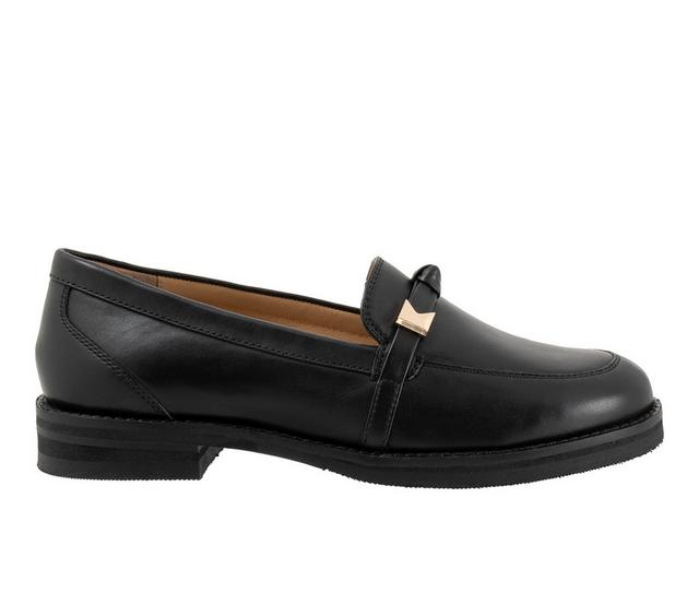 Women's Trotters Femi Loafers in Black color