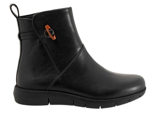 Women's Softwalk Adelade Booties in Black color