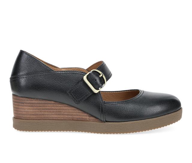 Women's Dansko Sandy Mary Jane Wedges in Black color