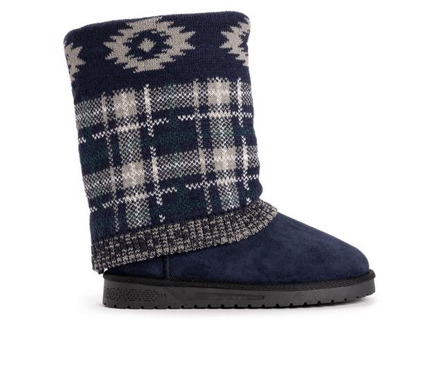 Women's Essentials by MUK LUKS Cheryl Winter Boots in Dark Sapphire color